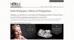 Desktop Screenshot of noblephotography.com.au