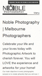 Mobile Screenshot of noblephotography.com.au